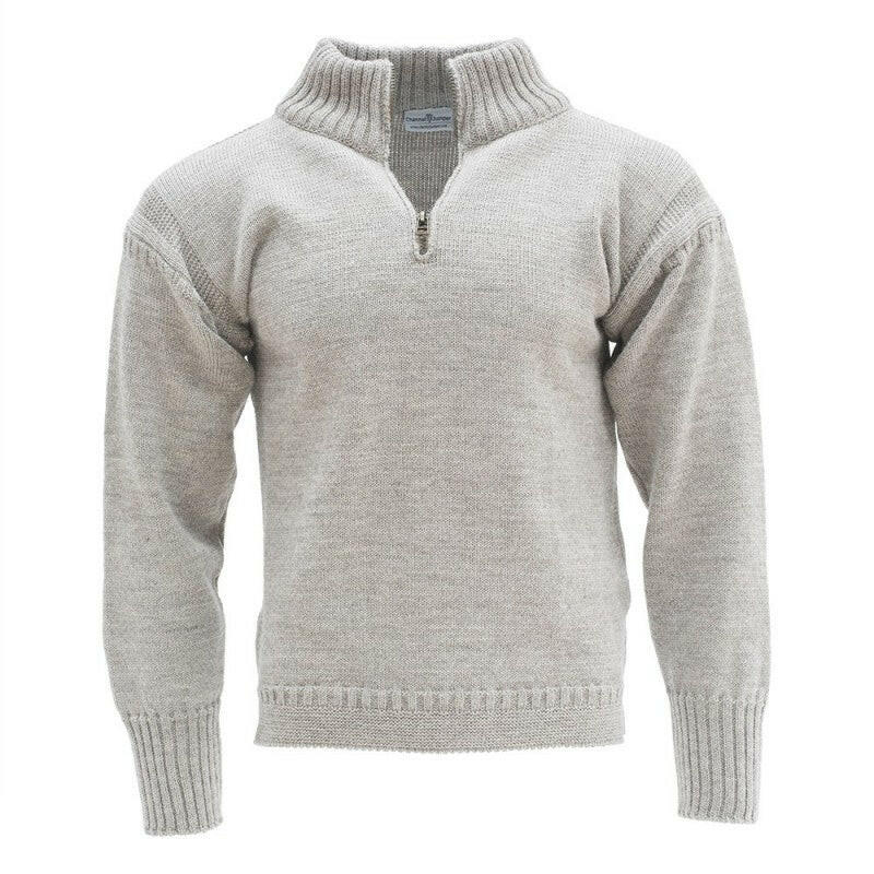 Corblets - Quarter Zip Guernsey Sweater - Channel Jumper.