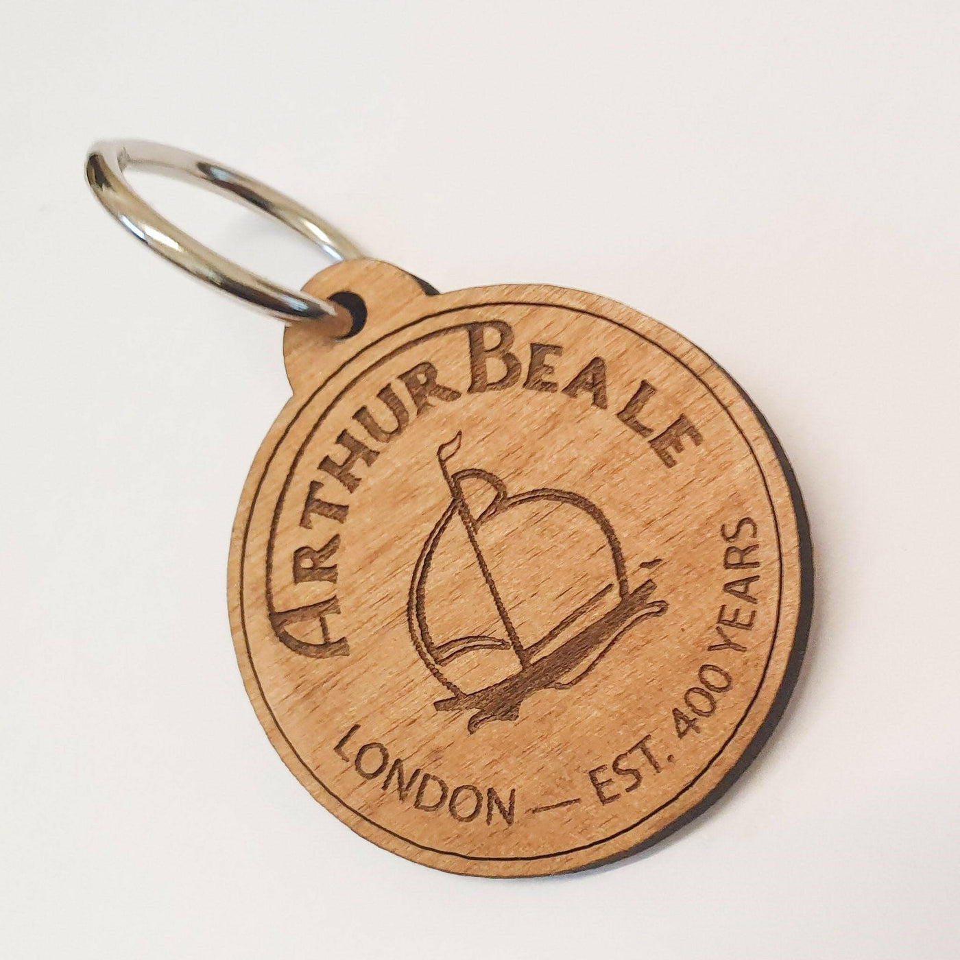 Arthur Beale Wooden Keyring - Arthur Beale