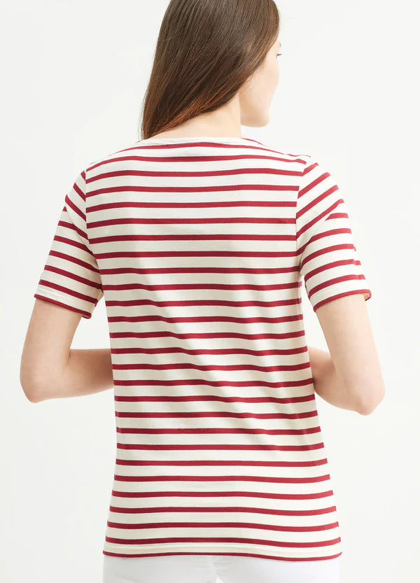 Saint James Levant Moderne Breton T-shirt.