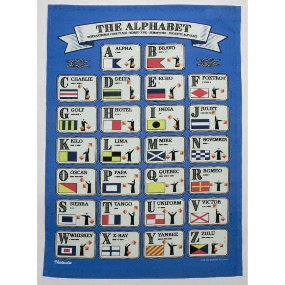 The Alphabet Tea Towel