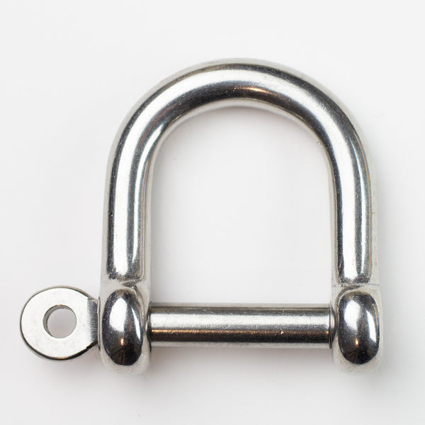 Wide Jaw Dee Shackle - Stainless Steel
